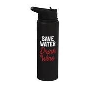 Économisez de l'eau et du vin Stainless Steel Insulated Water Bottle