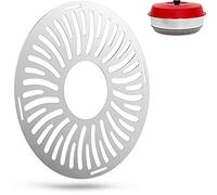 ecooe Grille de Four Omnia (2ème Niveau), Grille de Cuisson en Acier INOX V2A, Plat de Cuisson Passe au Lave-Vaisselle, Plaque de Cuisson Perforée