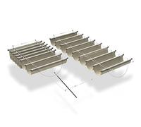 ECOOPTS Voile d'ombrage rétractable pour pergola, 0,9 x 4,9 m pour terrasse, Porche, Jardin, Cour, terrasse, extérieur (Beige)