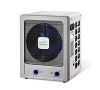 ECOPOOLTECH Pompe à Chaleur Inverter pour piscines Hors Sol Jusqu’à 50 m³, compresseur Turbo X Ultra, Puissance Max 6 KW, échangeur en Titane pour Eau salée, Plug & Play