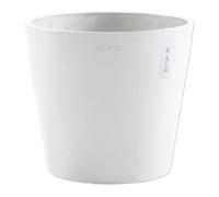 Ecopots Amsterdam 30 + Pot de fleurs avec réservoir d'eau - L 30 cm x H 25,9 cm - Intérieur et extérieur