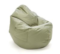 Ecopuf - Pouf Poire pour Adulte - Fauteuil de Salon - Fauteuil de Confort Haut de Gamme pour intérieur avec Design Ergonomique, Poche Pratique et poignée de Transport - Zac Vega V37