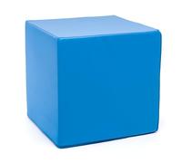 Ecopuf Pouf repose-pieds carré | Pouf Ottomana Cube 40 x 40 x 40 cm | Pouf repose-pieds canapé entièrement déhoussable résistant et anti-déchirure | Tabouret confortable en simili cuir