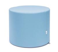 ECOPUF - Pouf Rond Outdoor - Tabouret Ou Table d'Appoint pour Jardin, Balcon Et Salon, Forme Cylindrique, Résistant à l'eau Et Aux UV, Housse Amovible, 50x40 cm, Roller M6