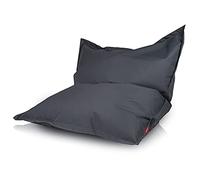 Ecopuf - Pouf Sako d’extérieur - Bean Bag pour Chambre - Coussin en Tissu élégant - Fauteuil de Relaxation - Taille M - 170x135 - Gris Nc16