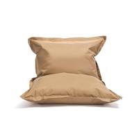 Ecopuf - Pouf Sako d’extérieur - Bean Bag pour Chambre - Coussin en Tissu élégant - Fauteuil de Relaxation - Taille S - 140x100 - Beige Nc17