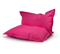 Ecopuf - Pouf Sako d’extérieur - Bean Bag pour Chambre - Coussin en Tissu élégant - Fauteuil de Relaxation - Taille S - 140x100 - Rose Nc10