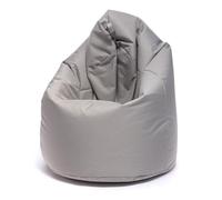 Ecopuf - Sako Pouf Fauteuil d'extérieur - Pouf pour intérieur - Coussin en Tissu élégant - Fauteuil de détente - Décoration d'intérieur - Taille L - 70 x 110 cm - Perle Nc13