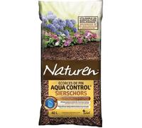 NATUREN NATECOR - Paillage d'Ecorces de Pin Naturel 40 L - Efficace Contre la levée des Mauvaises Herbes - Retient l'humidité jusqu'à 6 Fois Plus Longtemps - Paillage idéal allées, massifs, Bordures