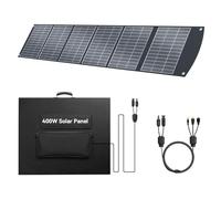 Ecosonique Panneau solaire portable 400 W MC4 40 V, compatible avec la plupart des centrales électriques, panneau solaire pliable et léger avec supports, sorties multiples pour générateurs solaires