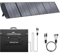 Ecosonique Panneau Solaire Portable 400W MC4 40 V Sorties Multiples | Compatible avec la plupart des Centrales électriques Générateurs Solaires, Panneau Solaire Pliable et léger avec Supports