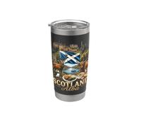 Écosse Alba Scottish Highlands Travel Gobelet isotherme en acier inoxydable double paroi