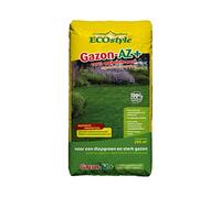 ECOstyle Gazon AZ Engrais pour Pelouse Bio - Pour Pelouse Verte Profonde et Fort - Donne Jusqu'à 120 Jours d'Alimentation - Agit Contre la Mousse - 265 M² - 20 KG