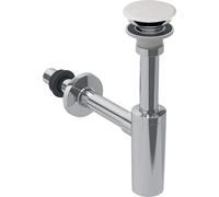 Geberit ONE - Siphon de desing avec vidage, chrome / blanc 151.019.01.1