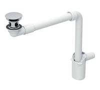 Geberit Lavabo match0 152091211 Ø 32 mm, sortie libre, couvercle de valve, chromé brillant