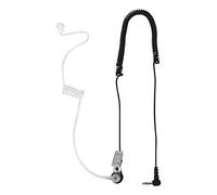 Écouteur à Tube Acoustique de Surveillance, Casque Mono de Haute qualité pour Le Personnel de sécurité, Bars, Restaurants - Connecteur 3,5 Mm, Noir