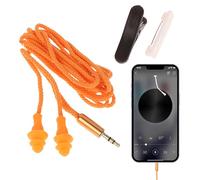 Écouteurs Avec Bouchon D'oreille - Isolation Du Bruit De 39,37 Pouces | Écouteurs Insonorisés - Protection Auditive 100 DB Avec Clips Sécurisés Pour Les Travaux De Construction, Études, Déplacements,