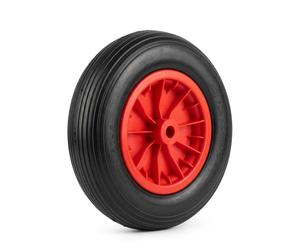 Ecovelò Ruota De Chariot 3.50-8 Pneumatique Anti-Crevaison En PU 100kg PU