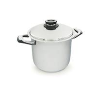Ecovitam Faitout 9 L Inox 18/10 Diamètre 24 cm Tous feux Thermomètre intégré