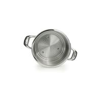 ECOVITAM - Insert en inox 18/10 pour cuisson vapeur - Diamètre 24cm - Fabriqué en Italie