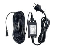 ECOWITT 20M Rallonge et Adaptateur Secteur 12 V CC/1 A pour WS80/WS90/WN90LP/WN90SDI