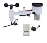 ECOWITT Stations météo Wi-Fi GW1201, 7 en 1 Unité de capteur extérieur sans fil à énergie solaire WS69, Nouvelle passerelle intérieure 3 en 1 GW1200, Contrôle de liaison intelligent IOT