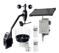 ECOWITT WittField Suite WS6212 Station météo sans fil 4G & Wi-Fi avec panneau solaire, tableau WS68 + pluviomètre WH40 avec capteur extérieur de température et d'humidité WN31 pour la maison,