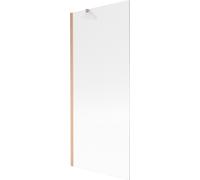 Ecran de baignoire 80x150 Next rayé cuivre brossé Mexen