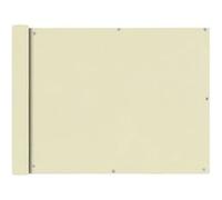 vidaXL Écran de Balcon en Tissu Oxford 90x600 cm Crème