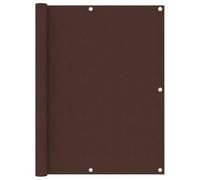 Écran de Balcon Marron 120x300 cm Tissu Oxford | Œillets en aluminium,corde incluse,enduit PU,résistant au vent,séparation terrasse