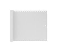 Vidaxl Écran De Balcon En Pehd 75x400 Cm Blanc Blanc