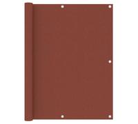 vidaXL Balkonscherm 120x400 cm oxford stof terracotta134981 G
