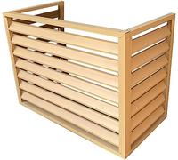 Écran De Clôture De Climatiseur En Aluminium, Grille À Persiennes Résistante Aux Intempéries For Unités Extérieures, Boîtier Autoportant For Couvrir Les Déchets Extérieurs Ou Les Unités AC (Color : I