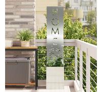 vidaXL Brise-vue pour jardin Floral Rouillé 50 x 32 x 150 cm