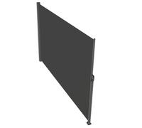 Écran De Confidentialité for Pare-Soleil Étanche Entièrement Assemblé | Auvent latéral réglable, avec poignée lisse de traction et de poussée(Dark Gray,2x3m/7x10ft)
