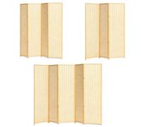 Écran De Confidentialité Pliable Double Face, Écran De Style Chinois Tissé en Bambou, Séparateur Mural Décoratif, for La Séparation des Pièces dans La Chambre(180x40cm/71x15.7in,5-Panel)