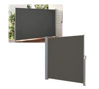 Écran De Confidentialité Pliable, Séparateur De Pièce, Balcon Enroulable | Revêtement imperméable, entièrement assemblé, livré avec tout le matériel de montage(Dark Gray,1.6x3m/5x10ft)