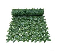 Écran de Confidentialité pour feuilles Artificielles 0.5x1m Treillis | Feuillage pour en tissu de soie vert réaliste Base métallique adaptable pour murs balcons événements usage extérieur