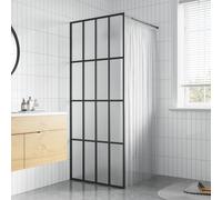 vidaXL Paroi de douche pour douche à l'italienne Verre de sécurité mat 80x195 cm