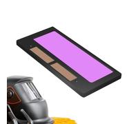 Écran de protection pour soudeur à assombrissement automatique - Couleur véritable - Lentille horizontale pour casque de protection de soudeur - Pièces de rechange réglables pour niveaux de filtration
