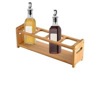 Écran de table à 4 trous - Stockage d'huile | Organise le support de | bouteille d'huile à 4 trous pour l'armoire | Écran de la table de support de stockage de bouteilles