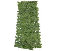 Écran de Treillis Artificiel Vert en Plastique pour Jardin et Balcon | Aspect , Résistant à Décoloration, Circulation D’air, Tolère les Variations de Température