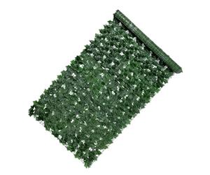 Écran de Treillis Artificiel Vert pour Clôture et Garde-corps, Jardin | Feuillage Plastique Réutilisable à Texture Réaliste, Protège des Regards, sans Arrosage, pour Terrasse, Patio, Commerces