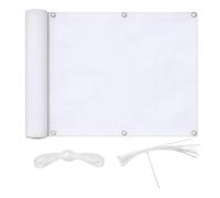 Écran d'intimité pour Balcon, Grillage imperméable pour Jardin et terrasse | White,1x5m