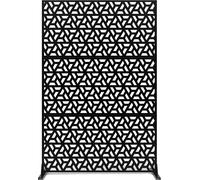 Écran d'intimité, structure métallique, design moderne, noir F