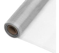 Ecran en Treillis Aluminium 60x500 cm Argenté Moustiquaire Filet Jardin vidaXL