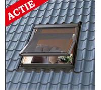 Écran extérieur Unyqoos® pour fenêtres de toit VELUX GGL/GHL/GGU/GPL/GPU, modèles S06 SK06 S08 SK08 606 608 4, couleur noire, dimensions (largeur x hauteur) : 114x118/140