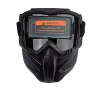 Écran Facial De Soudage - Isolant Thermique Agrandir | Masque De Soudeur Monté Sur Tête À Gradation Automatique, Masque De Protection Fendu | Anti Couverture Complète De Brouillard De Vraie Couleur