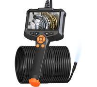 Écran IPS de 4,3 pouces, boroscope équipé de 8 LED, endoscope portable étanche IP67 de 8,0 mm