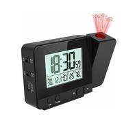 Écran LCD et affichage automatique de l'heure, votre horloge quotidienne, réveil à projection numérique, double alarme, fonction snooze et port